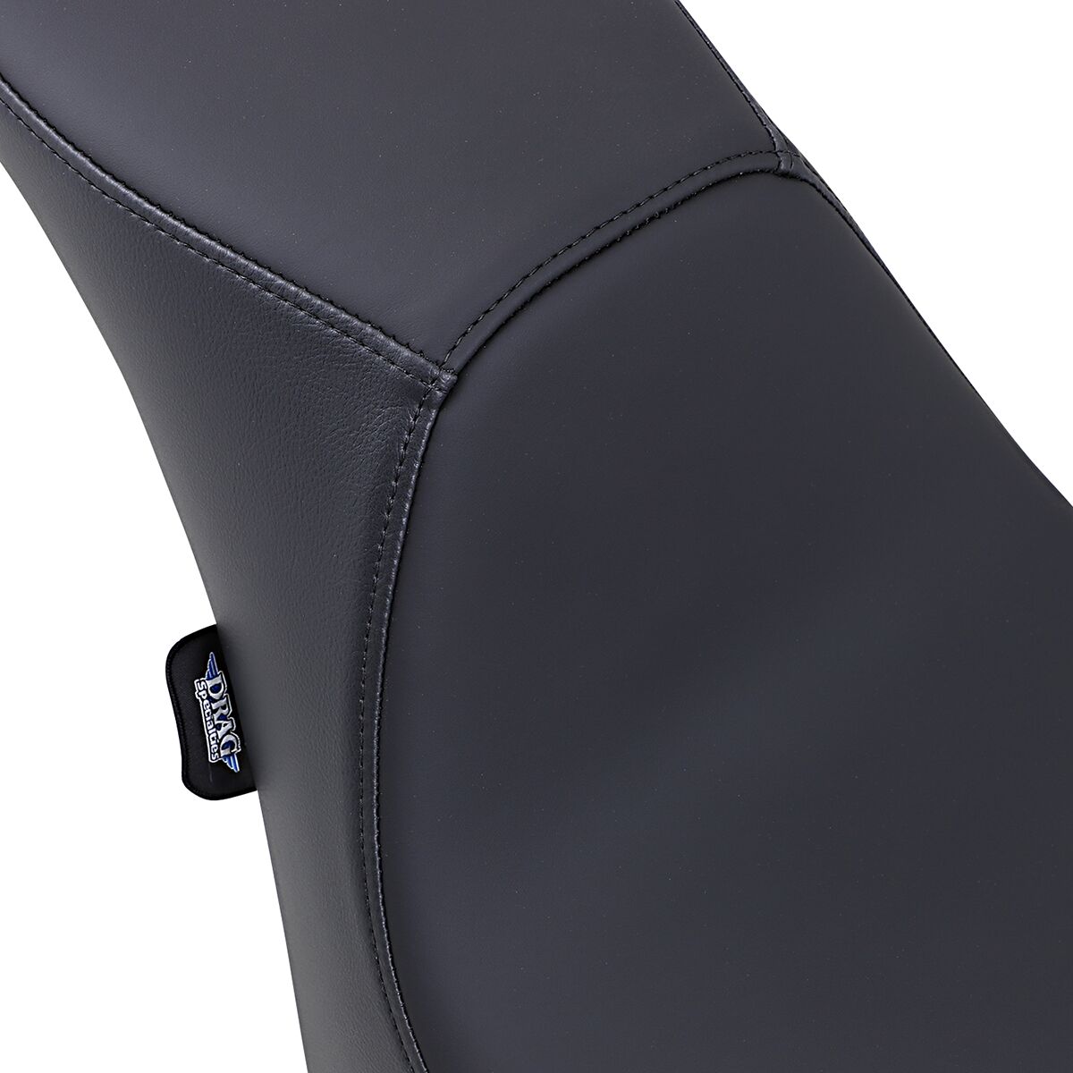 Drag Specialties Seats Seat Predator Rear 2 Up Vinyl Black Seat Drag Specialties