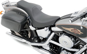 Drag Specialties Seats Seat Predator Rear 2 Up Vinyl Black Seat Drag Specialties