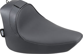 Drag Specialties Seats Seat Solo W/Optional Ez Glide Backrest Front Solo Vinyl Black Seat Drag Specialties Seats
