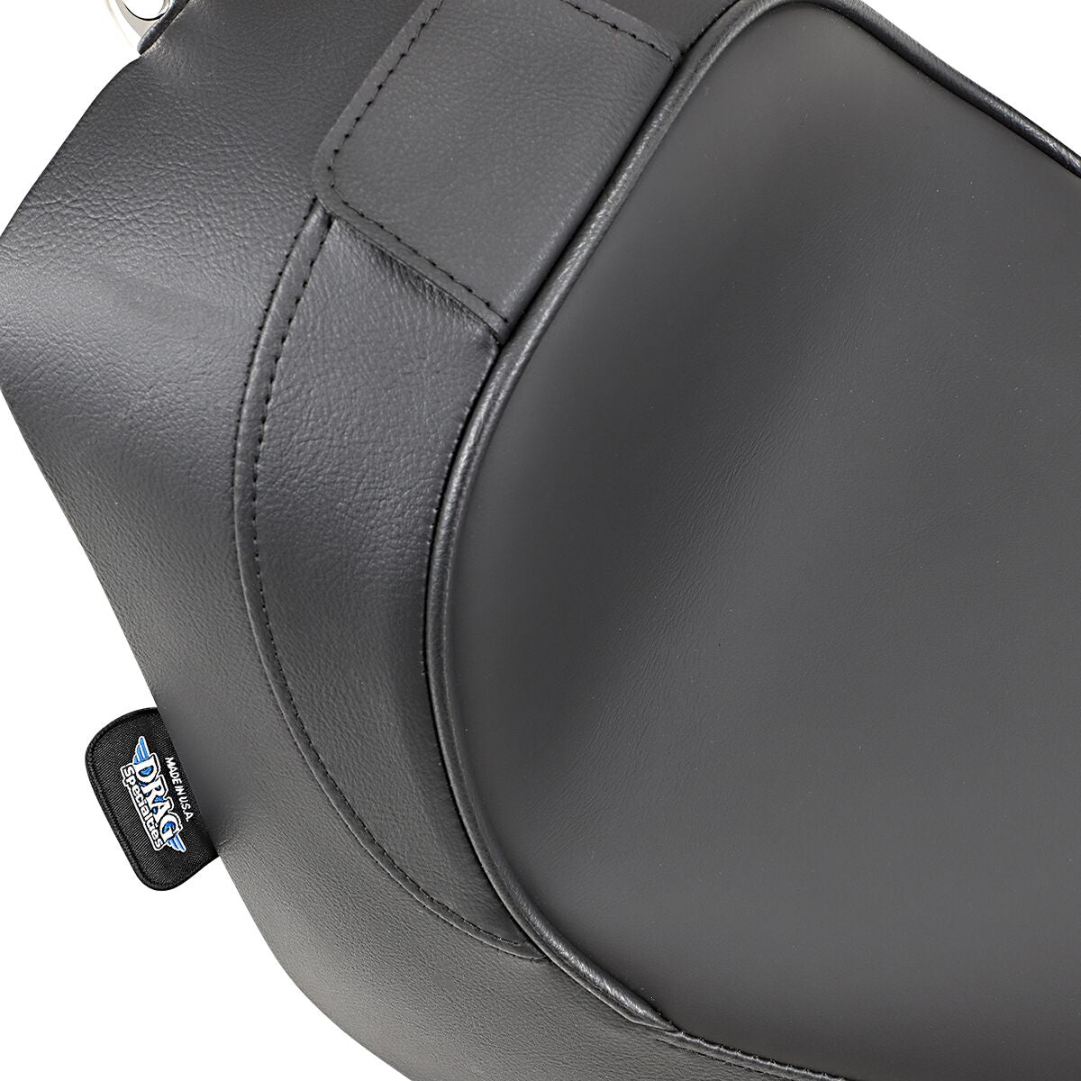 Drag Specialties Seats Seat Solo W/Optional Ez Glide Backrest Front Solo Vinyl Black Seat Drag Specialties Seats