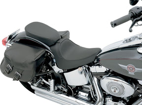 Drag Specialties Seats Seat Solo W/Optional Ez Glide Backrest Front Solo Vinyl Black Seat Drag Specialties Seats