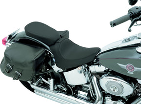 Drag Specialties Seats Seat Solo W/Optional Ez Glide Backrest Front Solo Vinyl Black Seat Drag Specialties Seats