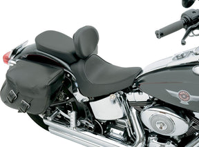 Drag Specialties Seats Seat Solo W/Optional Ez Glide Backrest Front Solo Vinyl Black Seat Drag Specialties Seats