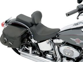 Drag Specialties Seats Seat Solo W/Optional Ez Glide Backrest Front Solo Vinyl Black Seat Drag Specialties Seats