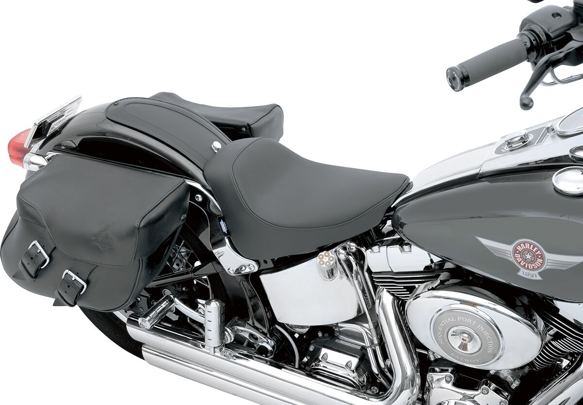 Drag Specialties Seats Seat Solo Front Solo Vinyl Black Seat Drag Specialties