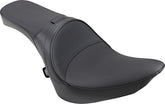 Drag Specialties Seats Seat With Driver Backrest Receptacle Vinyl Black Seat Drag Specialties