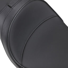 Drag Specialties Seats Seat With Driver Backrest Receptacle Vinyl Black Seat Drag Specialties