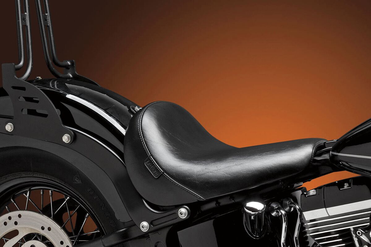 Bare Bones Smooth Solo Seat - 11-13 Softail (Blackline) Seat Le Pera