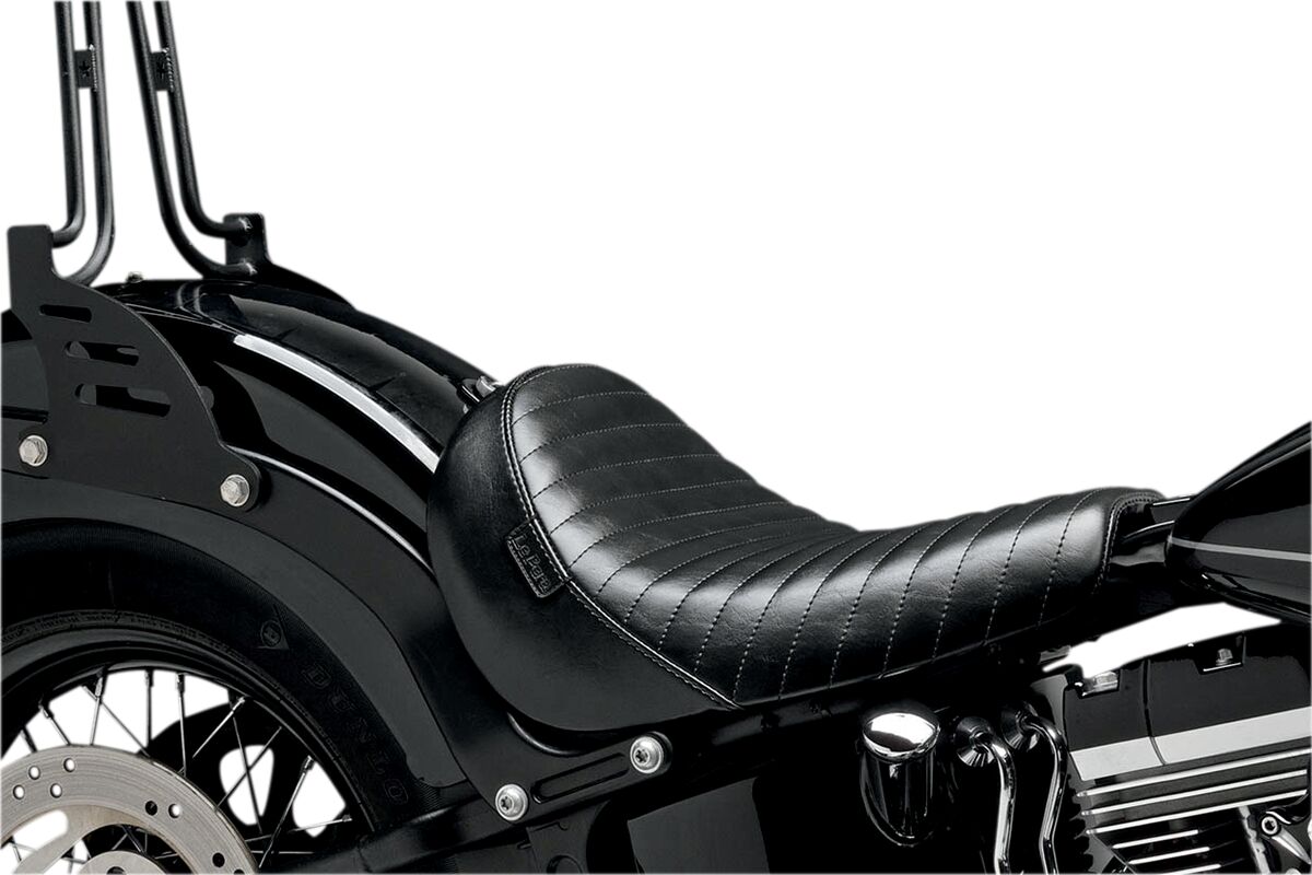 Bare Bones Pleated Solo Seat - 11-13 Softail (Blackline) Seat Le Pera Default Title