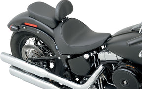 Drag Specialties Seats Seat Standard Front With Driver Backrest Receptacle Vinyl Black Seat Drag Specialties