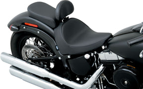 Drag Specialties Seats Seat Standard Front With Driver Backrest Receptacle Vinyl Black Seat Drag Specialties