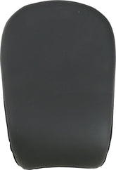 Drag Specialties Seats Pillion Pad Wide Rear Smooth Leather Black Seat Drag Specialties