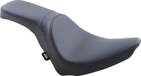 Drag Specialties Seats Seat Predator 2 Up Standard Rear Smooth Vinyl Black Seat Drag Specialties