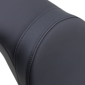 Drag Specialties Seats Seat Predator 2 Up Standard Rear Smooth Vinyl Black Seat Drag Specialties