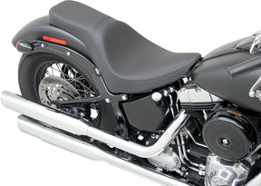Drag Specialties Seats Seat Predator 2 Up Standard Rear Smooth Vinyl Black Seat Drag Specialties