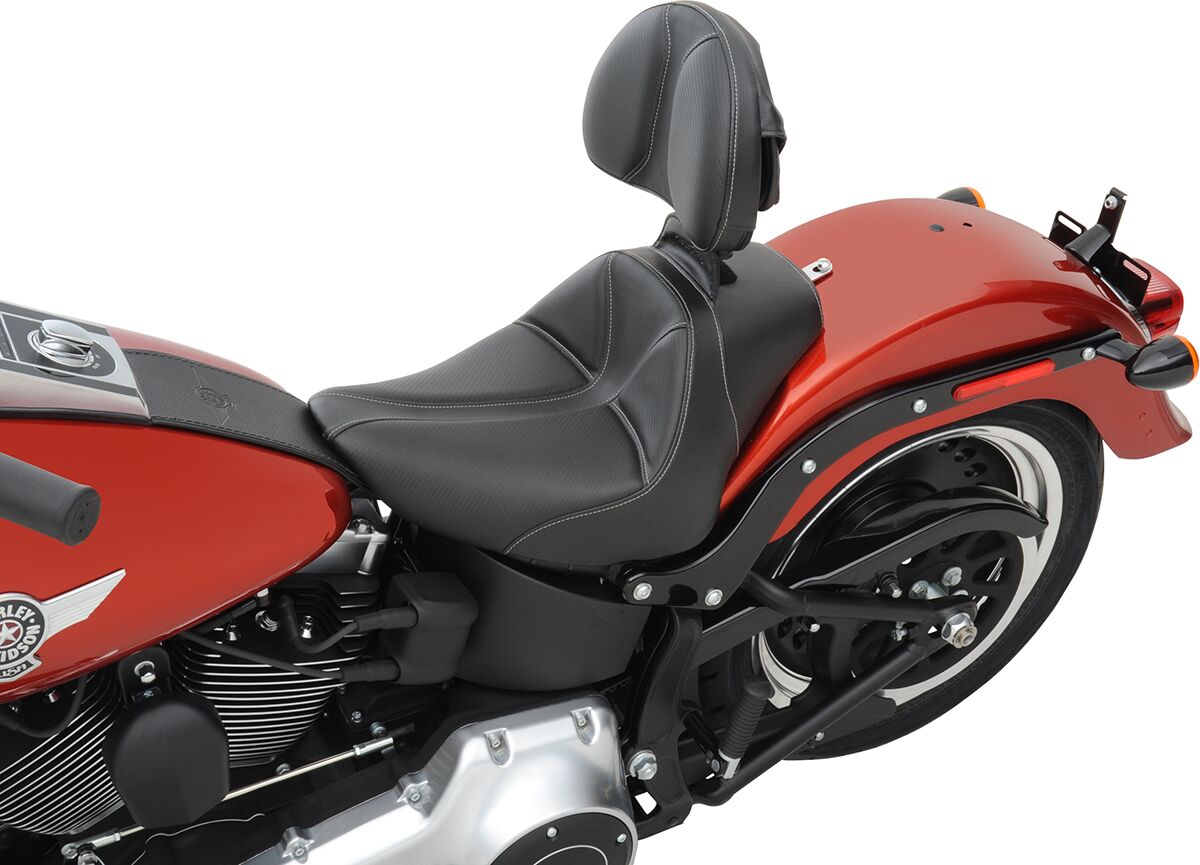 Saddlemen Dominator Solo Seat - 06-17 Softail (FXST/B/S Softail Standard (06-09)) Seat Saddlemen