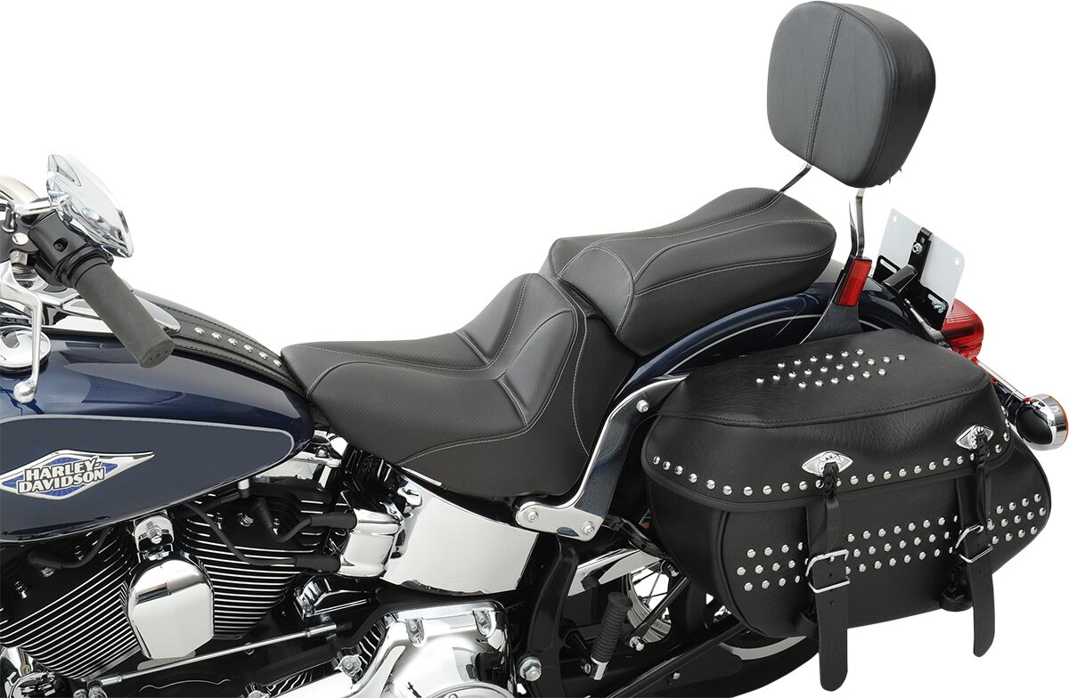Dominator Solo Seat - 06-17 Softail (FLSTC HERITAGE, FLSTN DELUXE) Seat Saddlemen