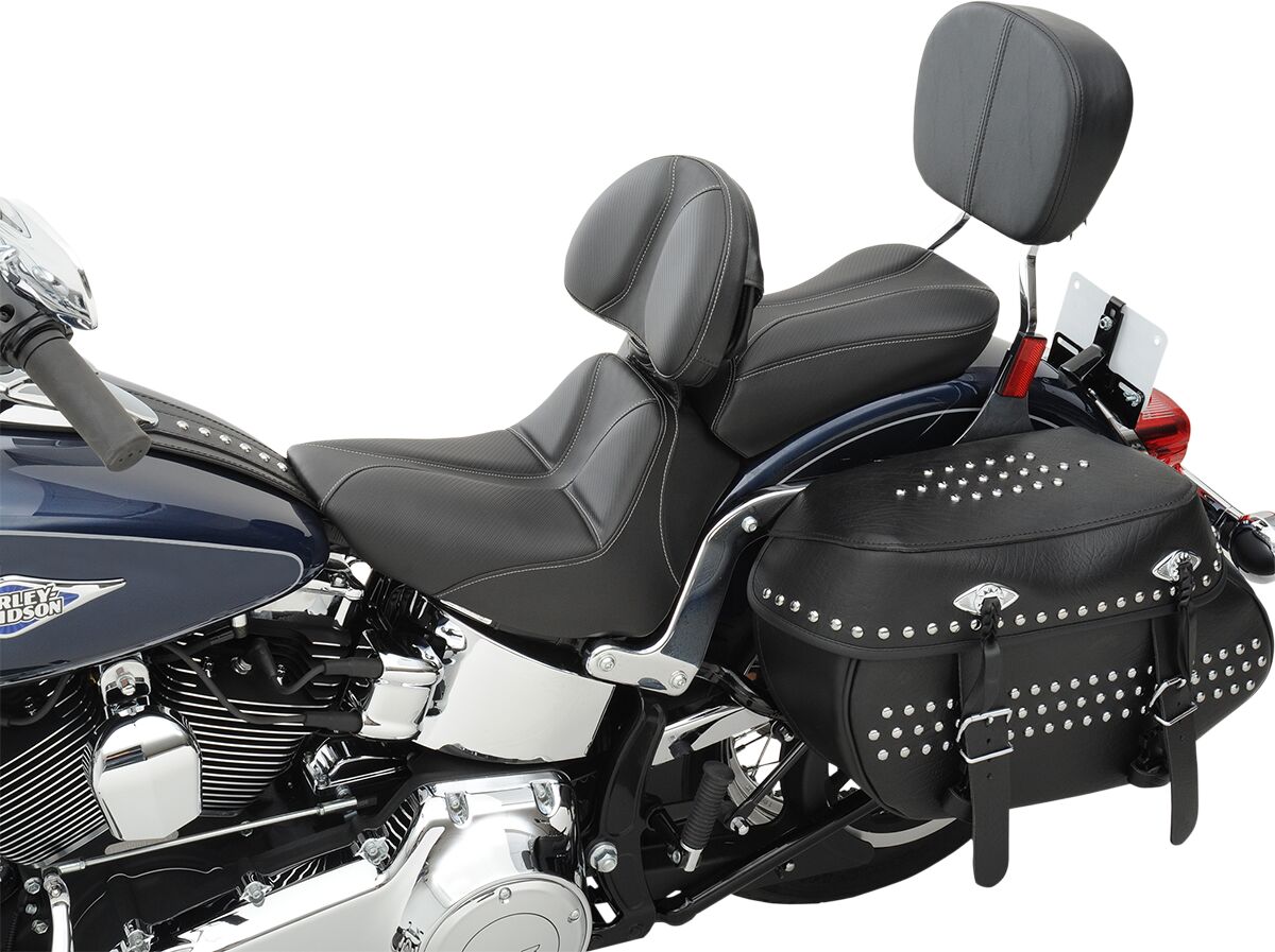 Dominator Solo Seat - 06-17 Softail (FLSTC HERITAGE, FLSTN DELUXE) Seat Saddlemen