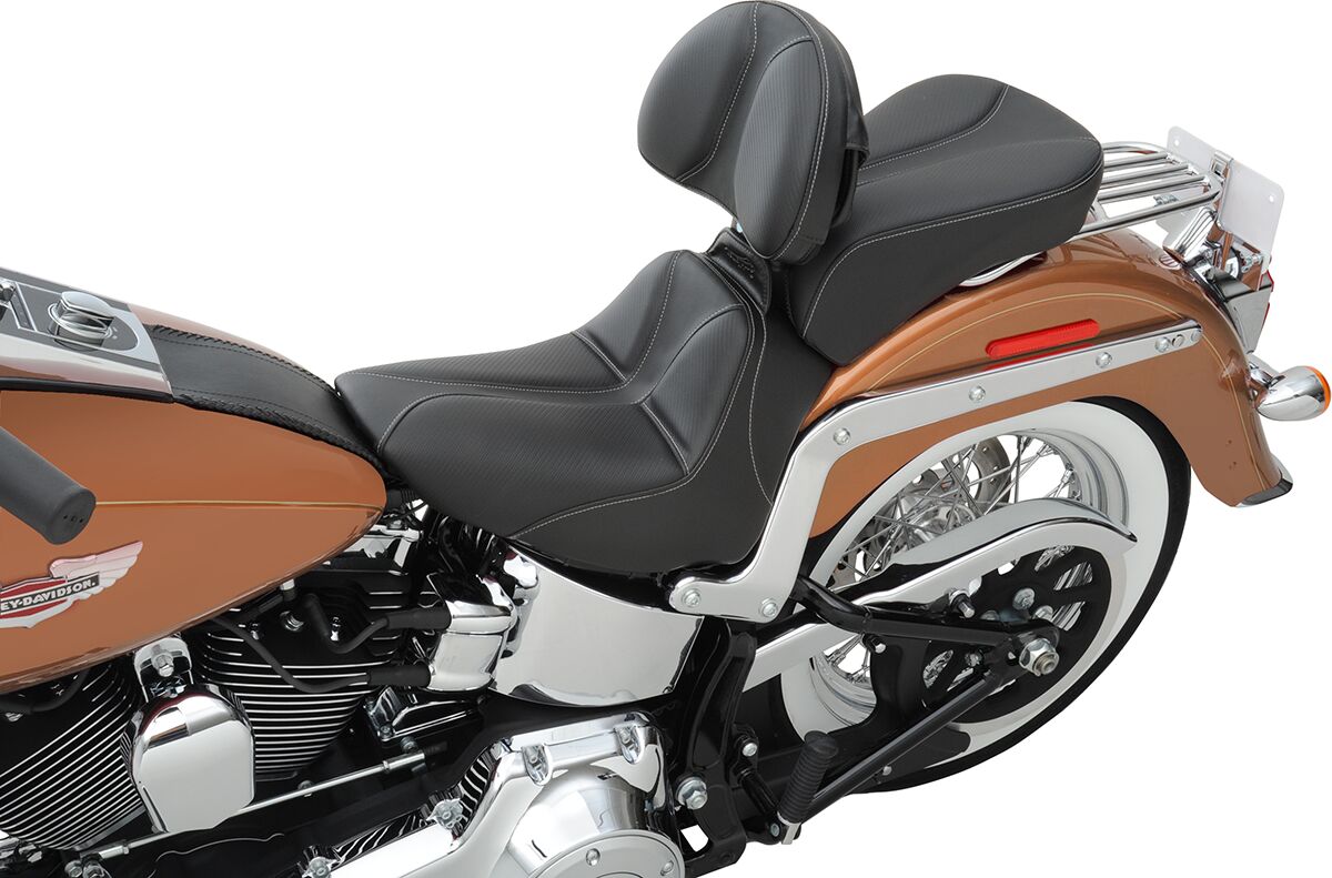 Saddlemen Dominator Solo Seat - 06-17 Softail (FLSTC HERITAGE, FLSTN DELUXE) Seat Saddlemen