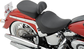 Drag Specialties Seats Seat Standard Front With Driver Backrest Receptacle Vinyl Black Seat Drag Specialties