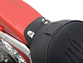 Drag Specialties Seats Seat Standard Front With Driver Backrest Receptacle Vinyl Black Seat Drag Specialties