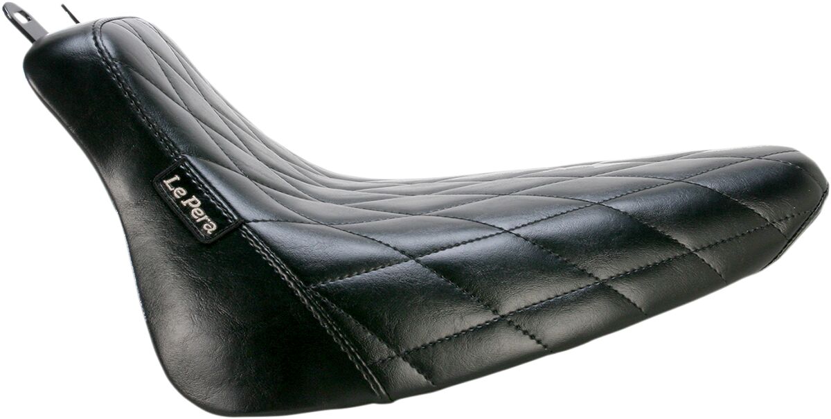 Le Pera Bare Bones Diamond Seating Solo Seat - 08-17 Softail Seat Le Pera