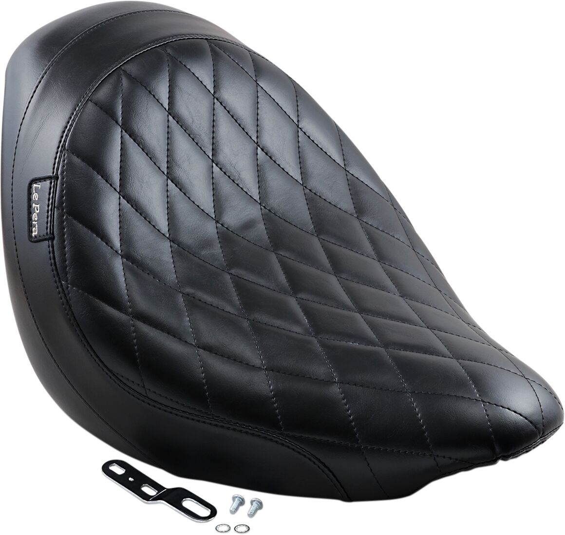 Sanora Sport Diamond Seating Solo Seat - 06-17 Softail Seat Le Pera