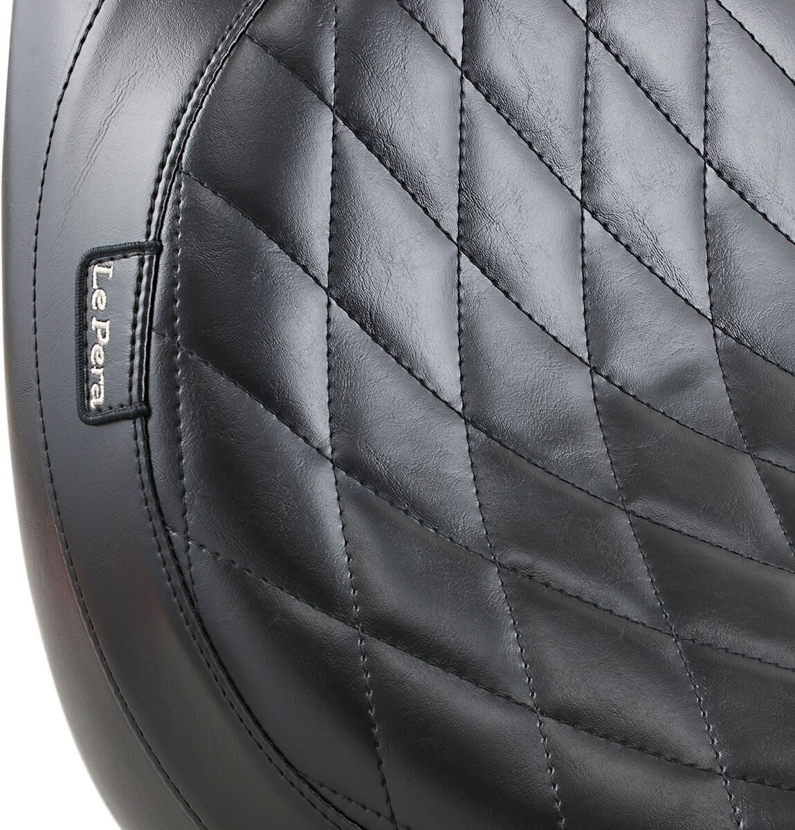Le Pera Sanora Sport Diamond Seating Solo Seat - 06-17 Softail Seat Le Pera