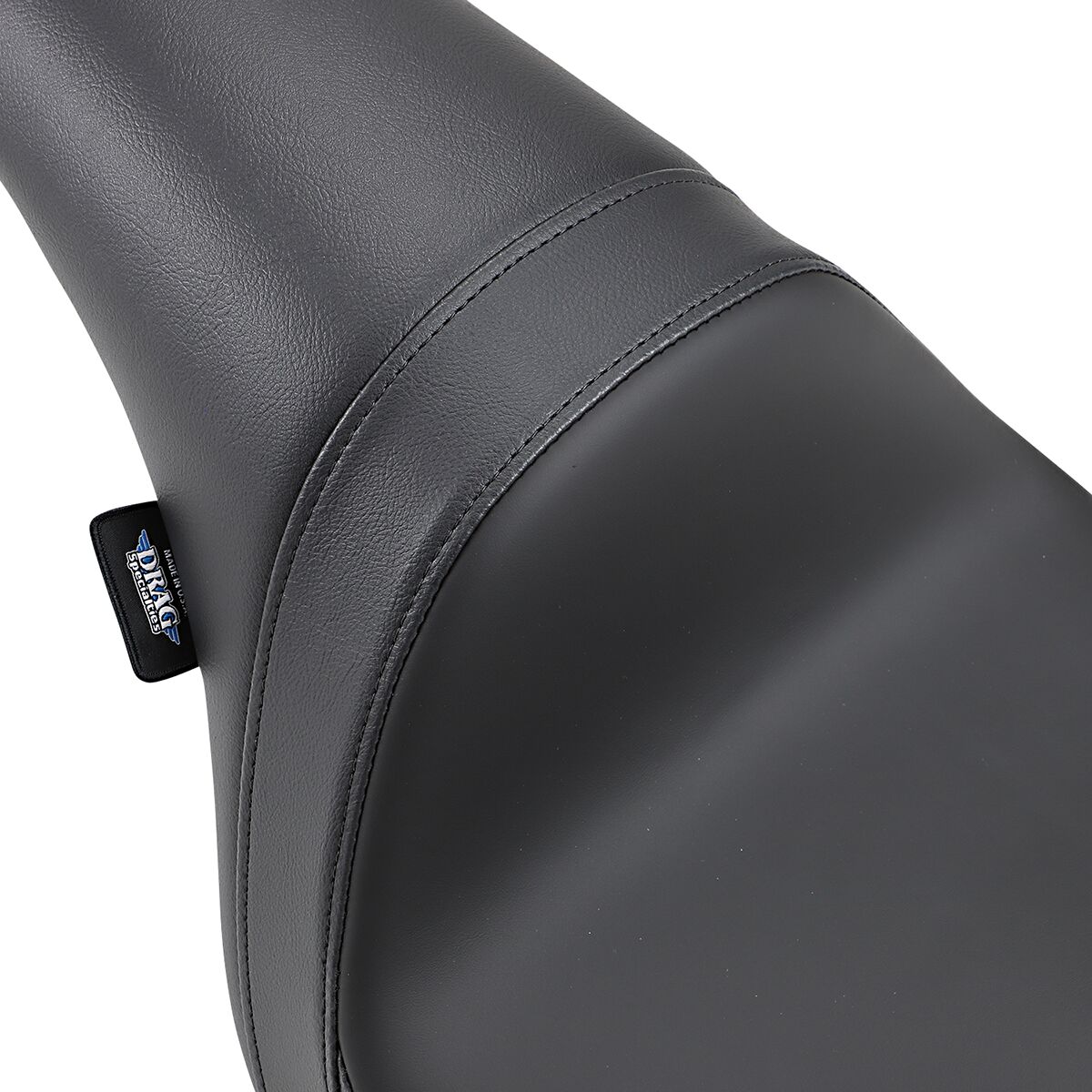 Drag Specialties Seats Seats Predator Solo Smooth Vinyl Black Seat Drag Specialties