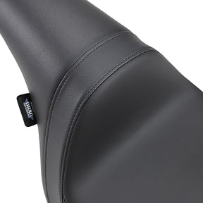 Drag Specialties Seats Seats Predator Solo Smooth Vinyl Black Seat Drag Specialties