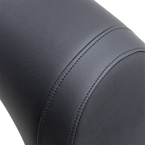 Drag Specialties Seats Seat Predator Low Profile Smooth Black Seat Drag Specialties