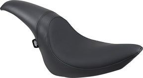 Drag Specialties Seats Seat Predator Low Profile Smooth Black Seat Drag Specialties