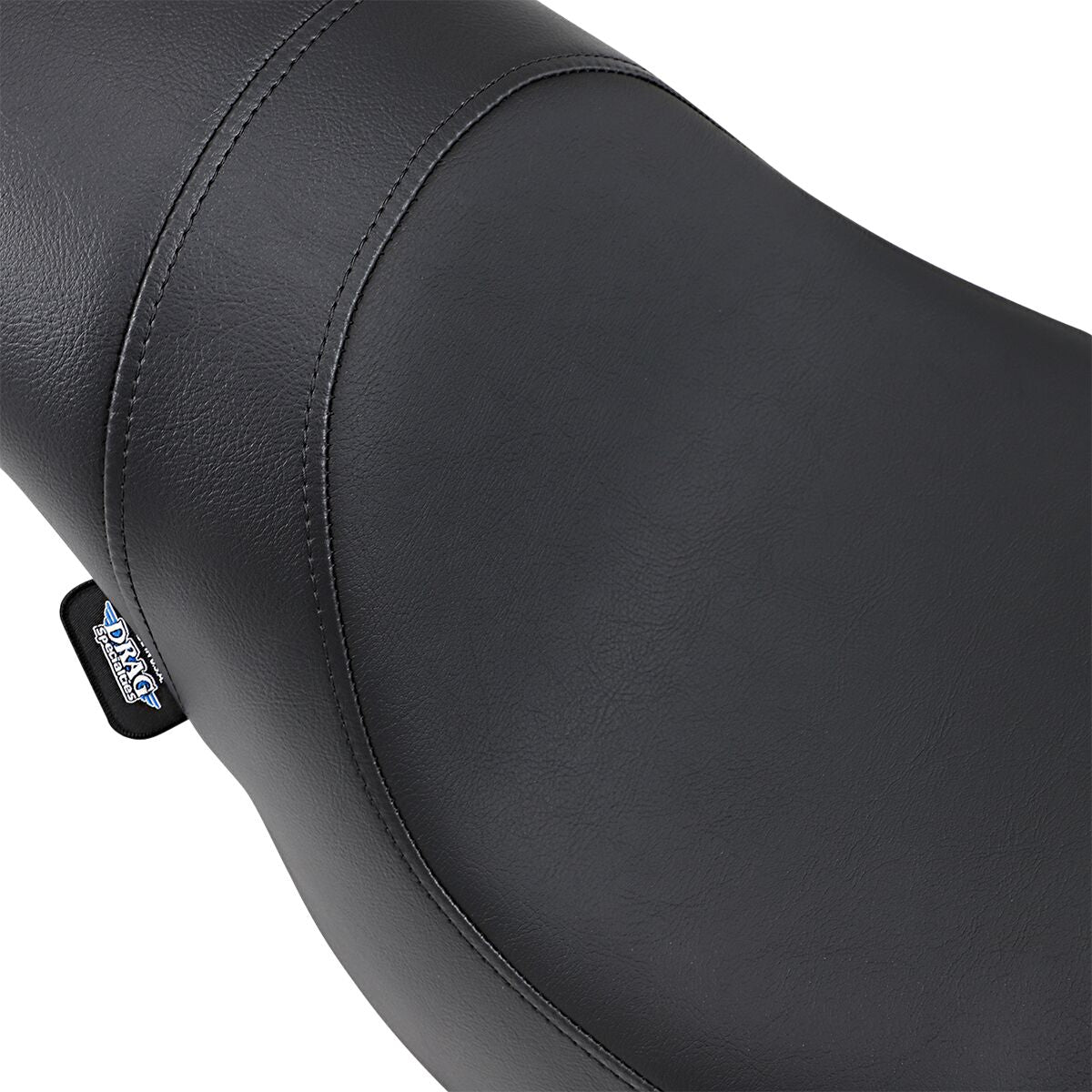 Drag Specialties Seats Seat Predator Low Profile Smooth Black Seat Drag Specialties