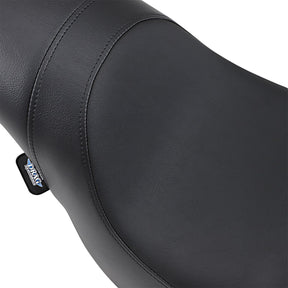 Drag Specialties Seats Seat Predator Low Profile Smooth Black Seat Drag Specialties