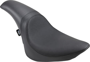 Drag Specialties Seats Seat Predator Low Profile Smooth Black Seat Drag Specialties