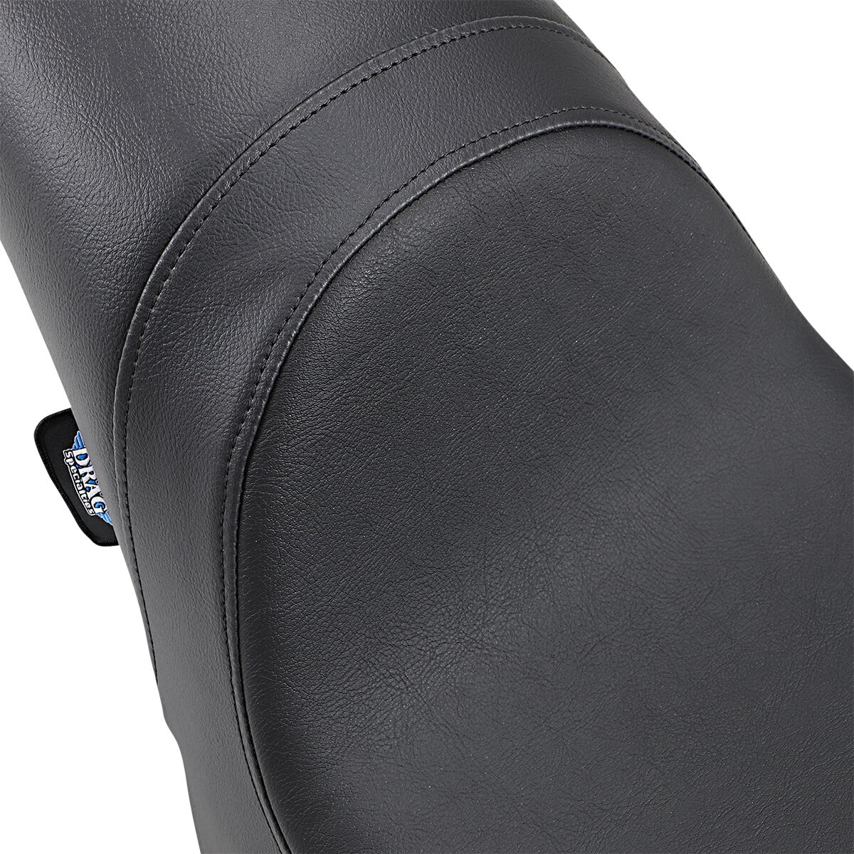 Drag Specialties Seats Seat Predator Low Profile Smooth Black Seat Drag Specialties