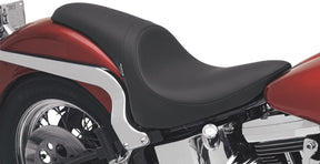 Drag Specialties Seats Seat Predator Low Profile Smooth Black Seat Drag Specialties