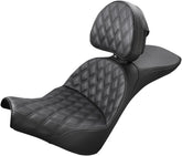 Saddlemen Explorer LS With Driver's Backrest Seat - 18+ Softail (Street Bob FXBB/S, Standard FXST) Seat Saddlemen