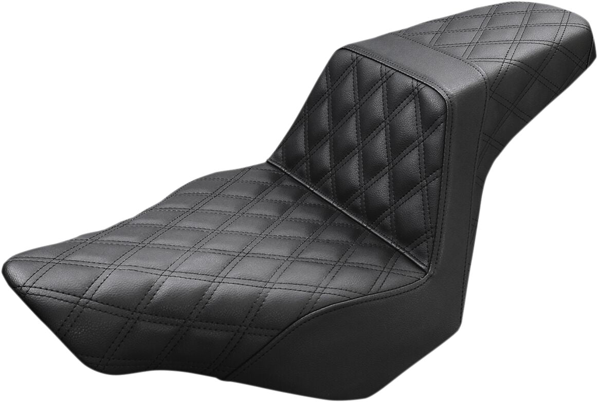 Saddlemen Step Up Front & Rear LS Seat- 13-17 Softail Seat Saddlemen