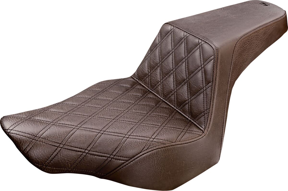 Step Up Front LS Seat, Brown - 13-17 Softail Seat Saddlemen Default Title