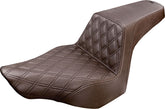 Step Up Front LS Seat, Brown - 13-17 Softail Seat Saddlemen Default Title
