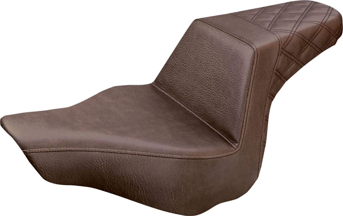 Step Up Rear LS Seat, Brown - 13-17 Softail Seat Saddlemen Default Title