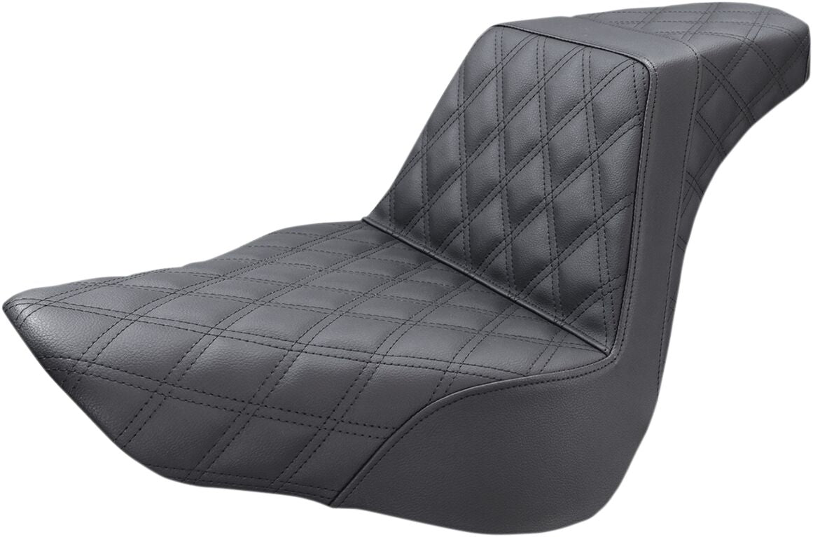 Saddlemen Step Up Front & Rear LS Seat - 18+ Softail (Fat Boy FLFB/FLFBS, 2023-24 Breakout) Seat Saddlemen