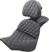 Saddlemen Explorer LS With Driver's Backrest Seat - 18+ Softail (Fat Boy FLFB/FLFBS, 2023-25 Breakout) Seat Saddlemen