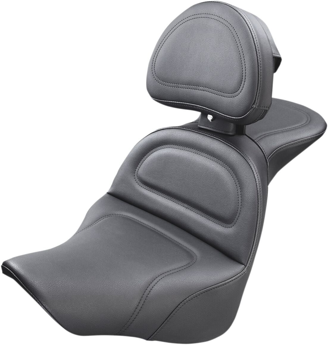 Saddlemen Explorer Ultimate Comfort Seat with Driver's Backrest - 18+ Softail (Fat Boy FLFB/FLFBS, 2023-25 Breakout) Seat Saddlemen
