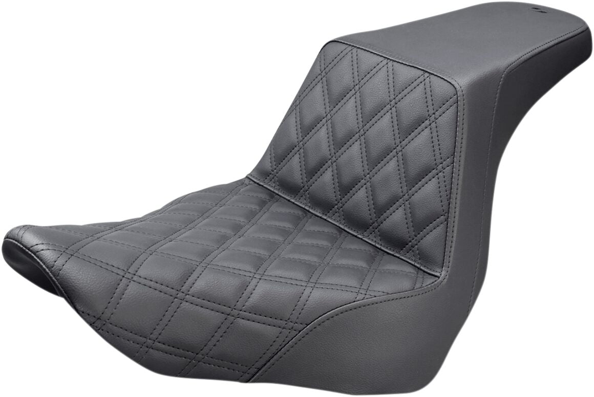 Saddlemen Step Up Front LS Seat - 18+ Softail (Low Rider FXLR/FXLRS/FXLRST, Sport Glide FLSB) Seat Saddlemen