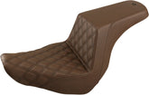 Step Up Front LS Seat, Brown - 18+ Softail (Low Rider FXLR/FXLRS/FXLRST, Sport Glide FLSB) Seat Saddlemen Default Title