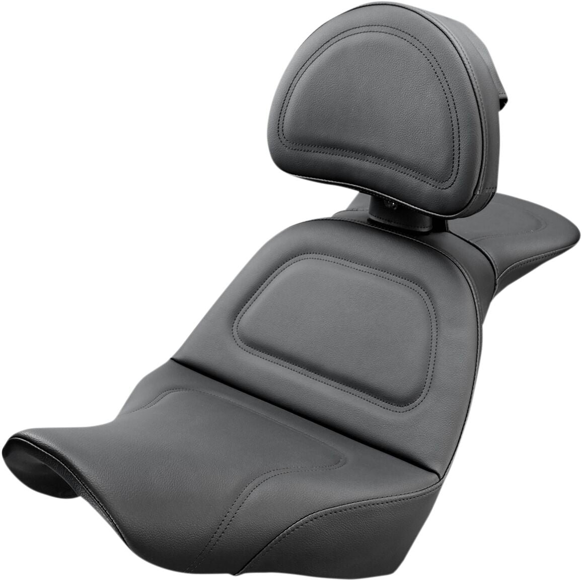 Explorer Ultimate Comfort with Driver's Backrest Seat - 18+ Softail (Low Rider FXLR/FXLRS/FXLRST & Sport Glide FLSB) Seat Saddlemen Default Title