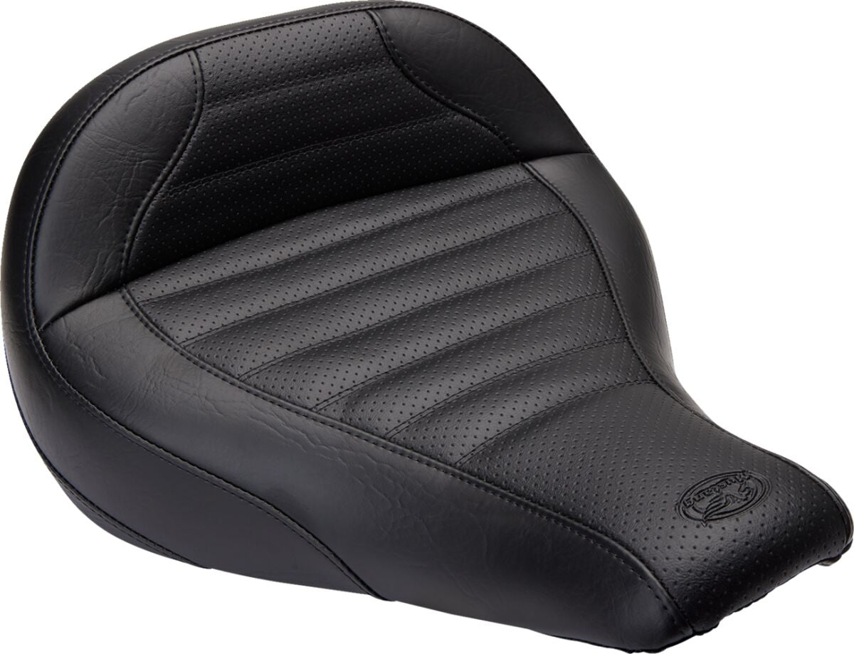 Mustang Seat Solo Tour Trapezoid Stitch Black Seat Mustang