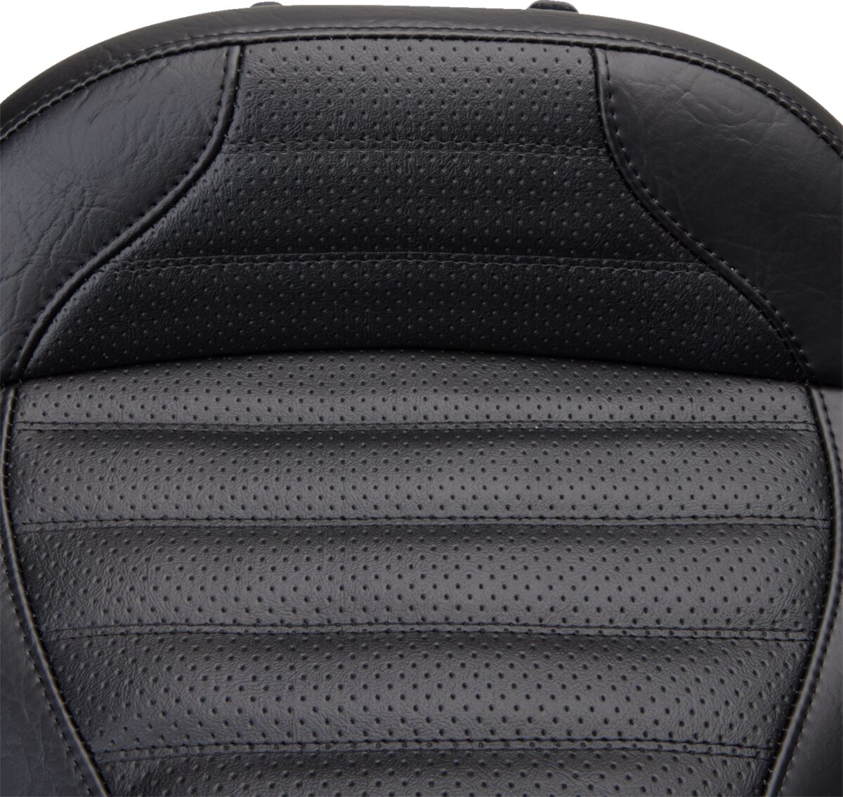 Mustang Seat Solo Tour Trapezoid Stitch Black Seat Mustang